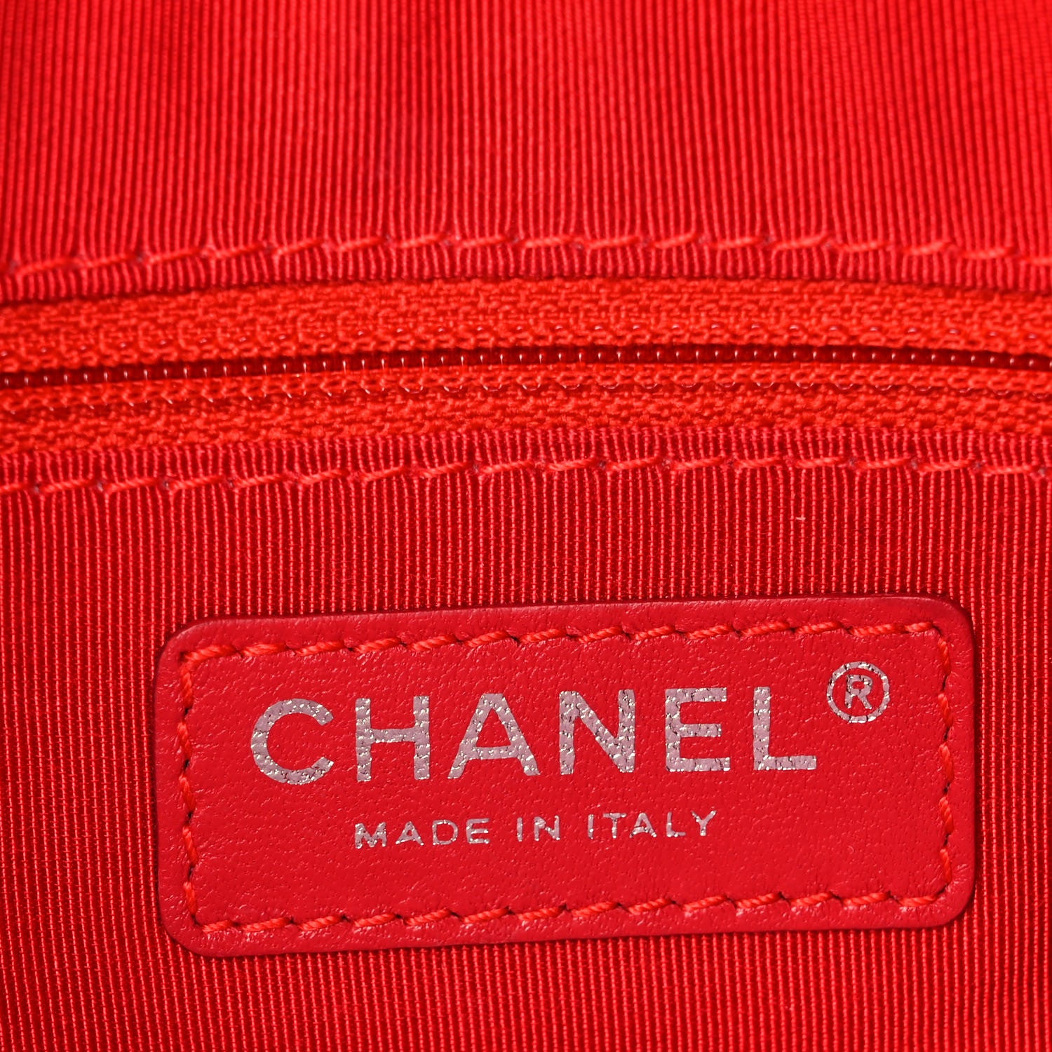 Chanel Woven Fabric Single Flap Red 5 of 9