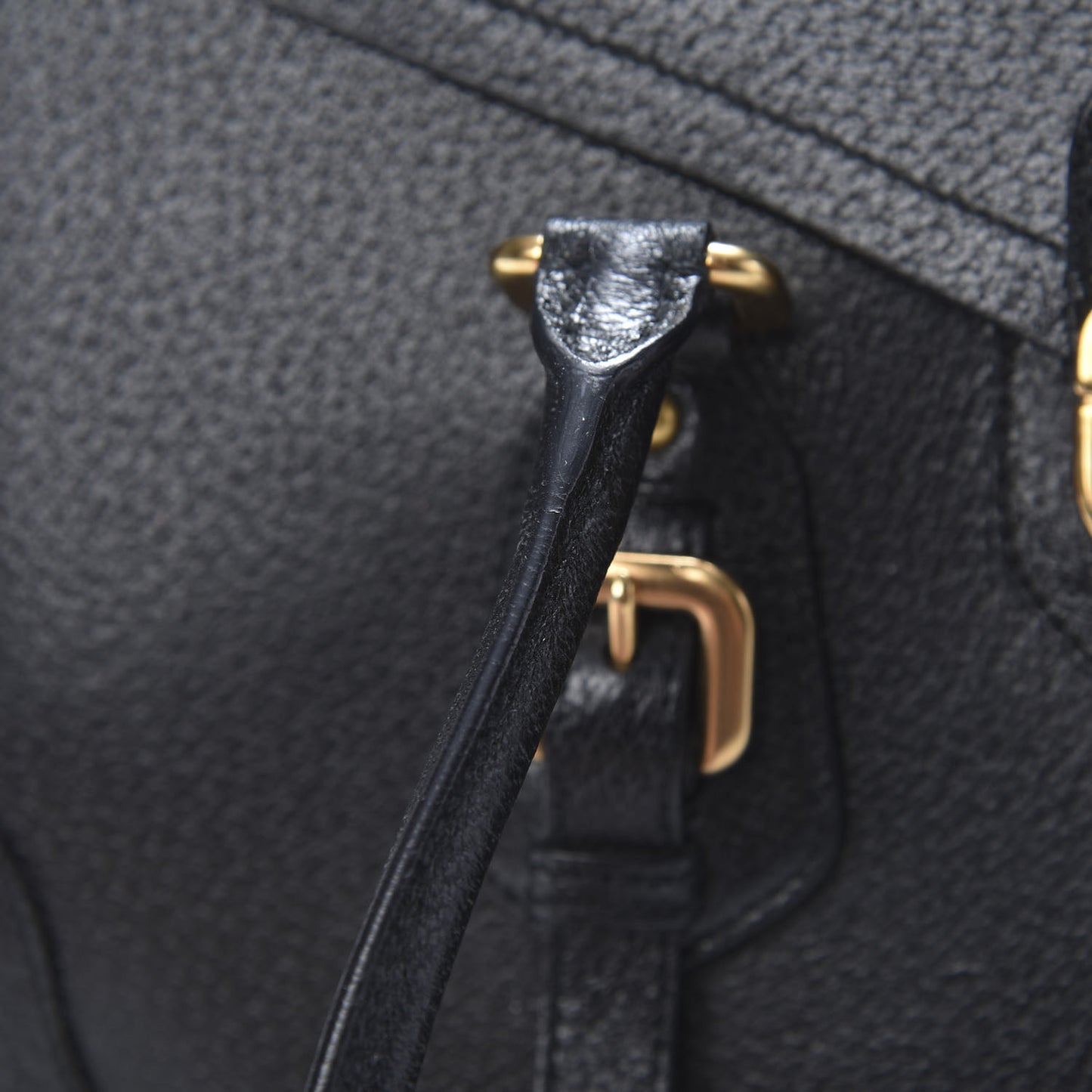 Goatskin Cerniera Pushlock Satchel Black