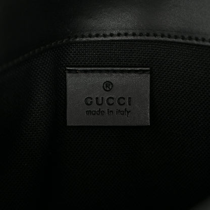 Gucci GG Supreme Monogram Web Slim Belt Bag Black Grey 6 of 10