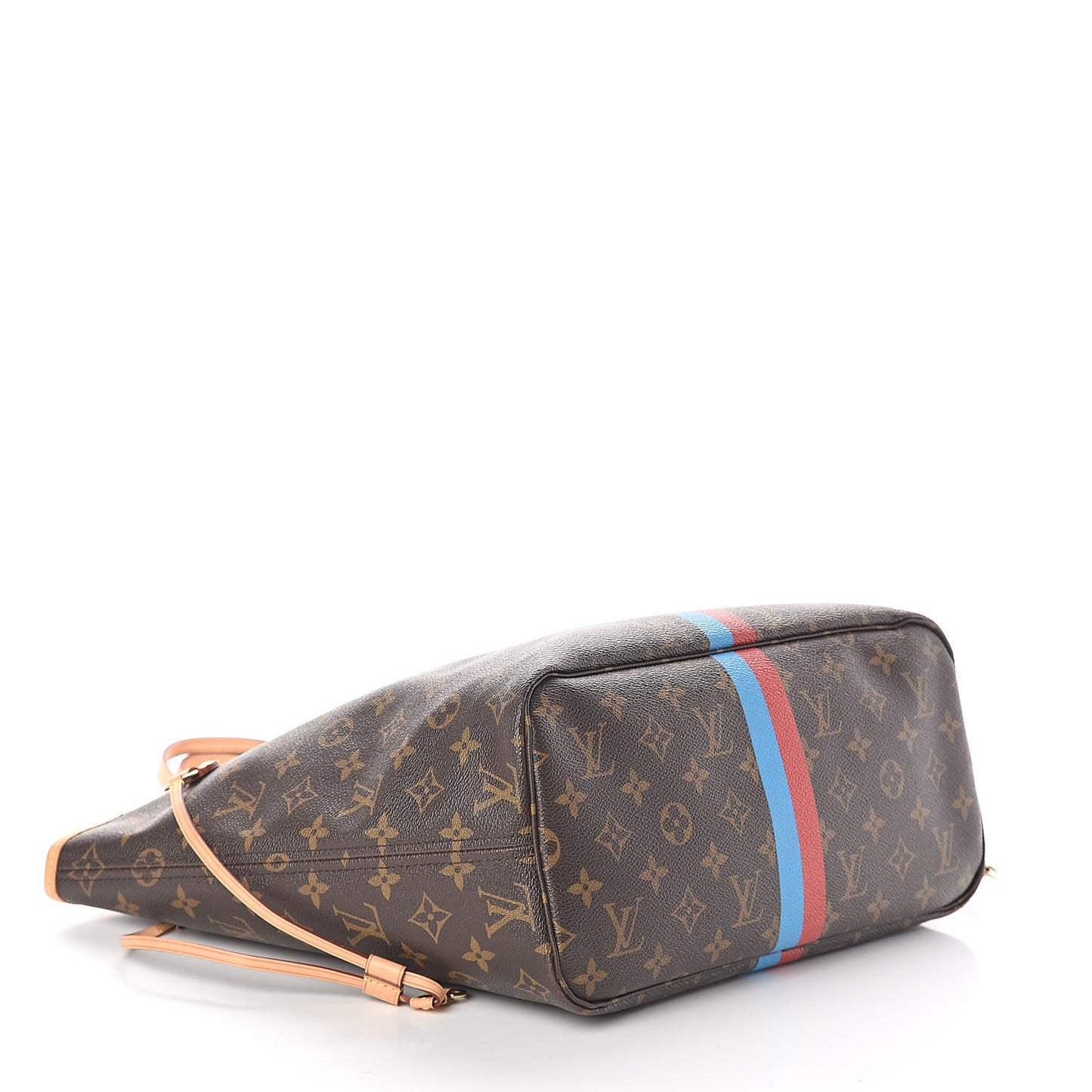 Monogram My LV Heritage Neverfull MM Blue Clair Rouge