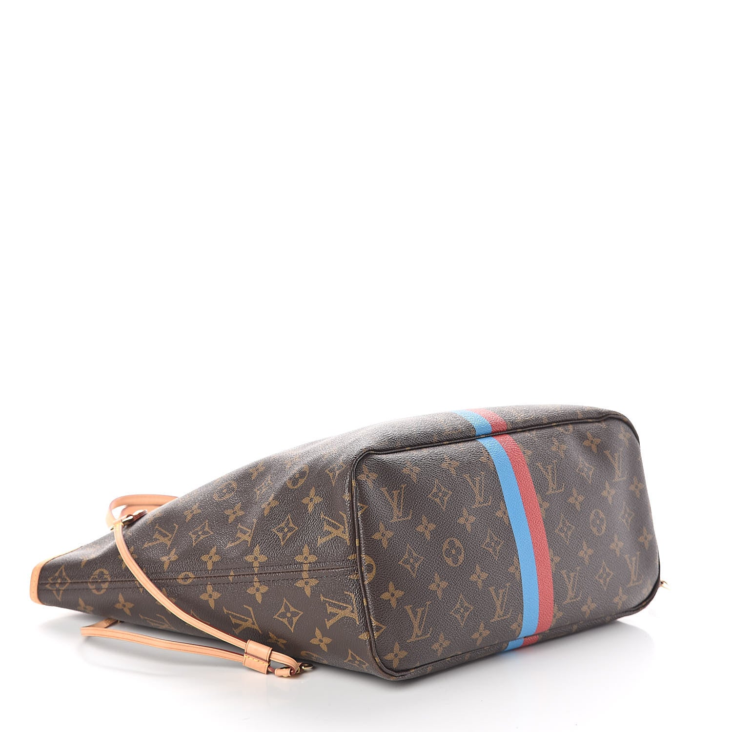 Louis Vuitton Monogram My LV Heritage Neverfull MM Blue Clair Rouge 5 of 11