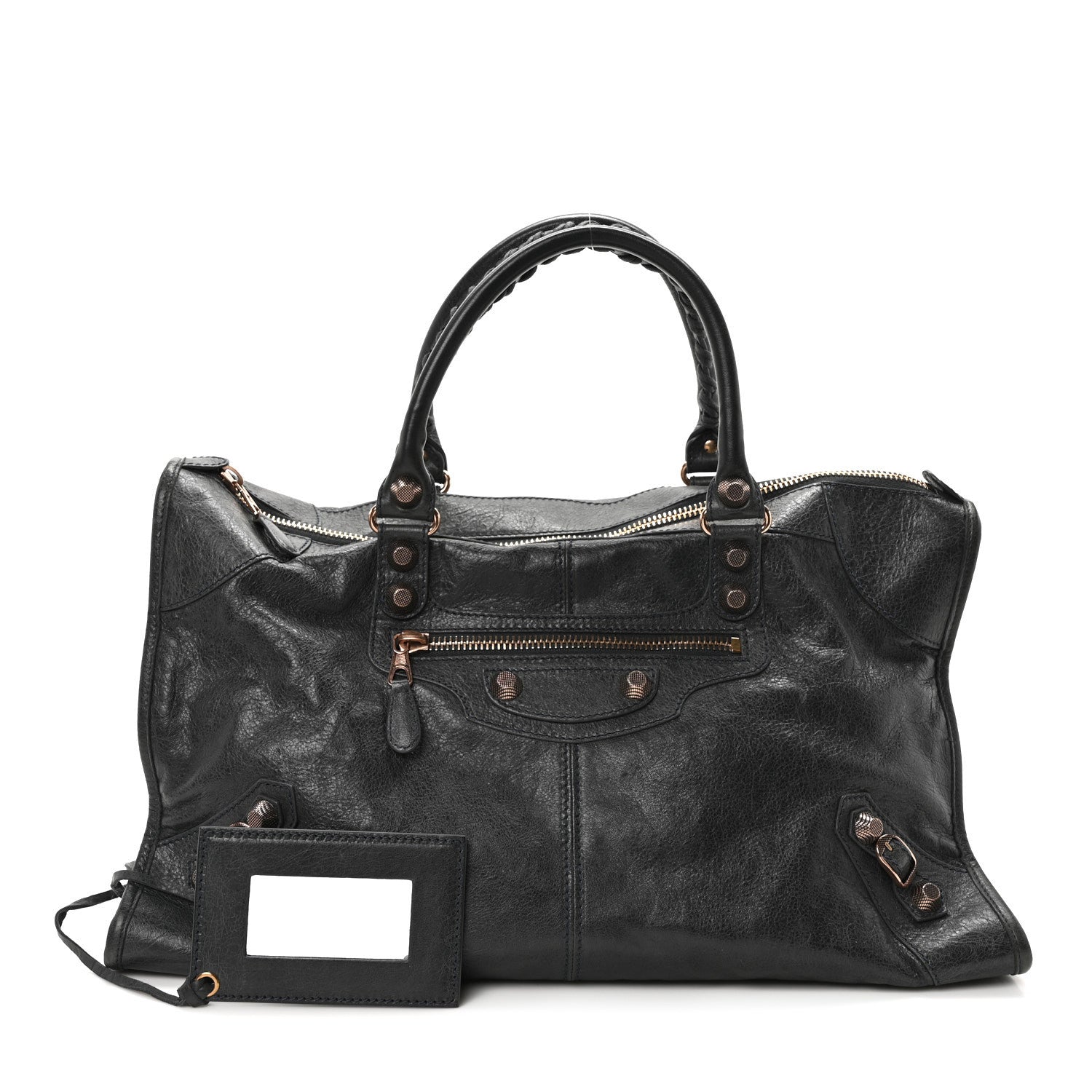 Balenciaga Agneau Giant 12 Rose Gold Hardware Anthracite 3 of 11