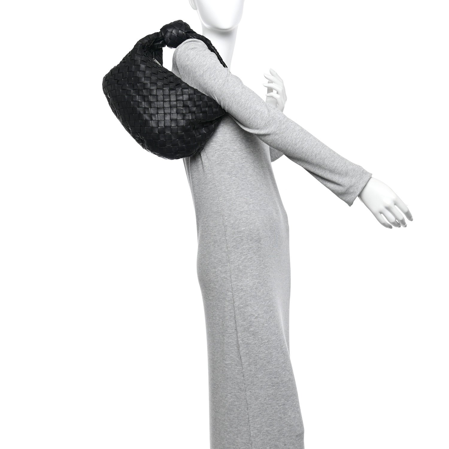 Bottega Veneta Nappa Intrecciato Teen Jodie Hobo Black 2 of 10