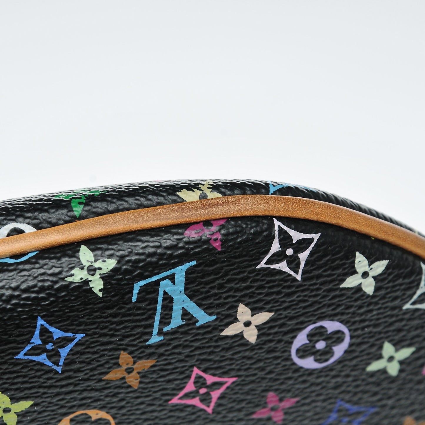Monogram Multicolor Pochette Plate GM Black