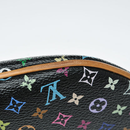 Louis Vuitton Monogram Multicolor Pochette Plate GM Black 9 of 9