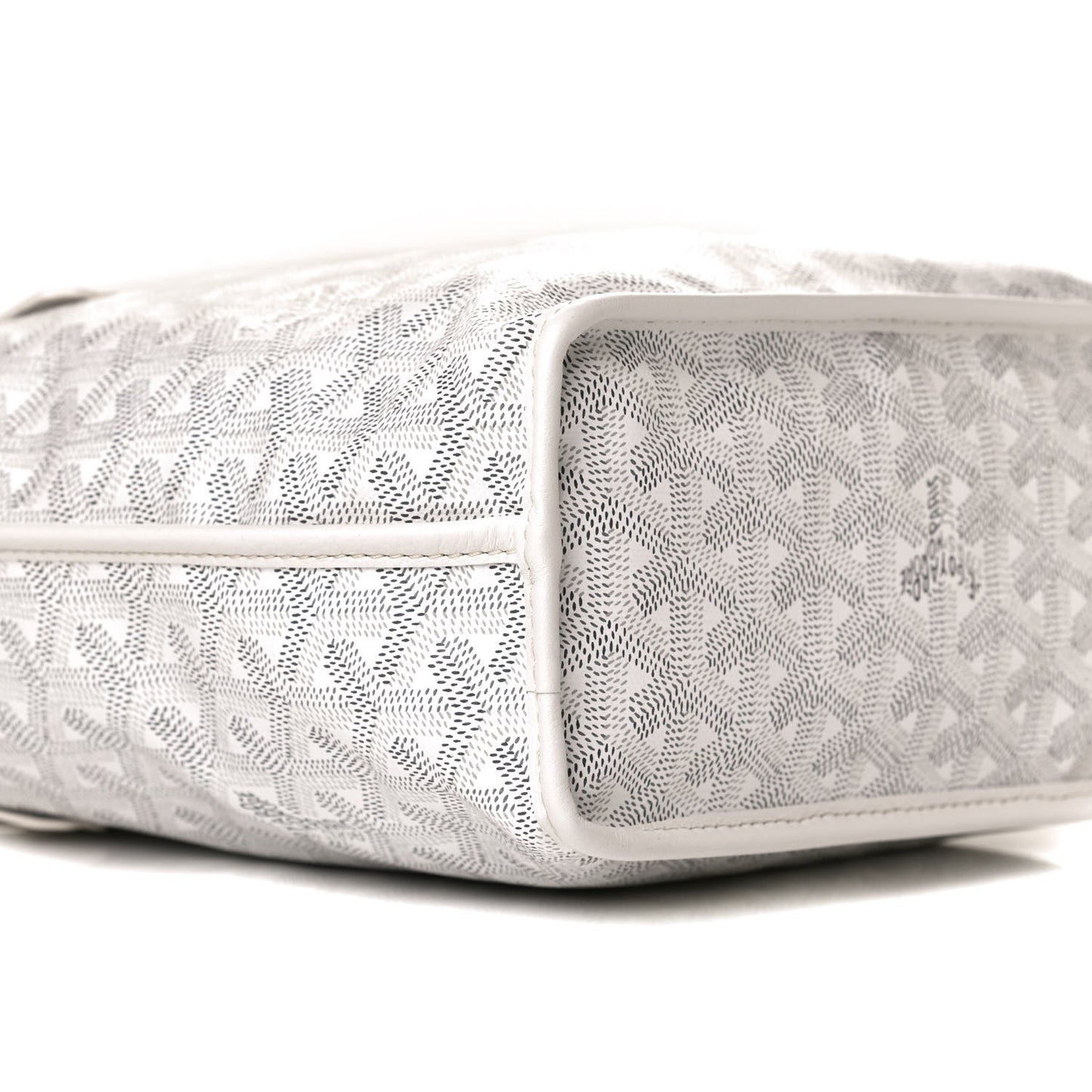 Goyardine Reversible Mini Anjou White