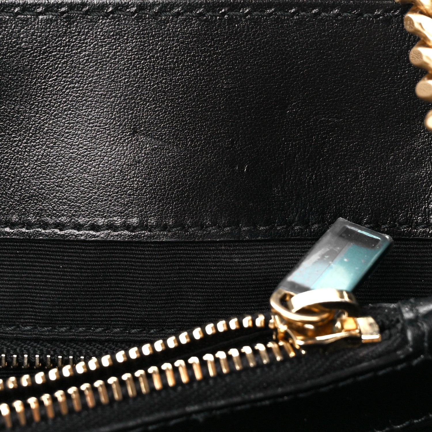 Saint Laurent Calfskin Y Quilted Monogram Large Loulou Chain Satchel Black 13 of 13