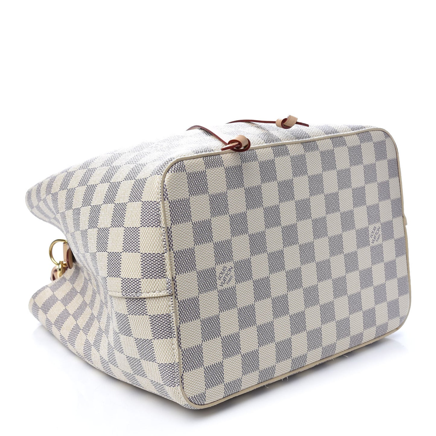 Damier Azur Braided Neonoe MM Peach Cream