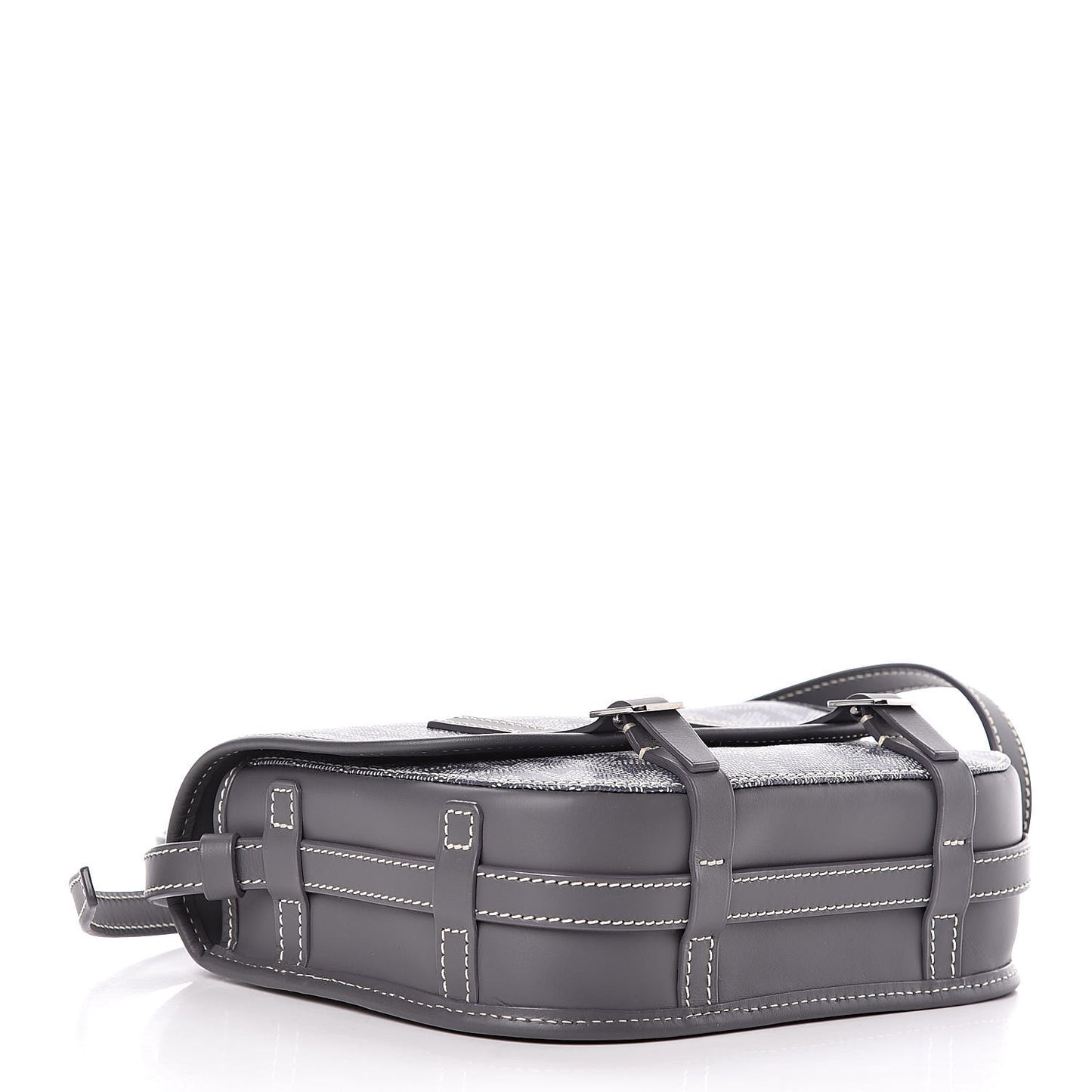 Goyardine Belvedere PM Messenger Bag Grey