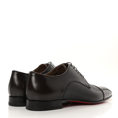 Christian Louboutin Calfskin Shadow Wash Mens Top Daviol Flat 41 Havane 4 of 8