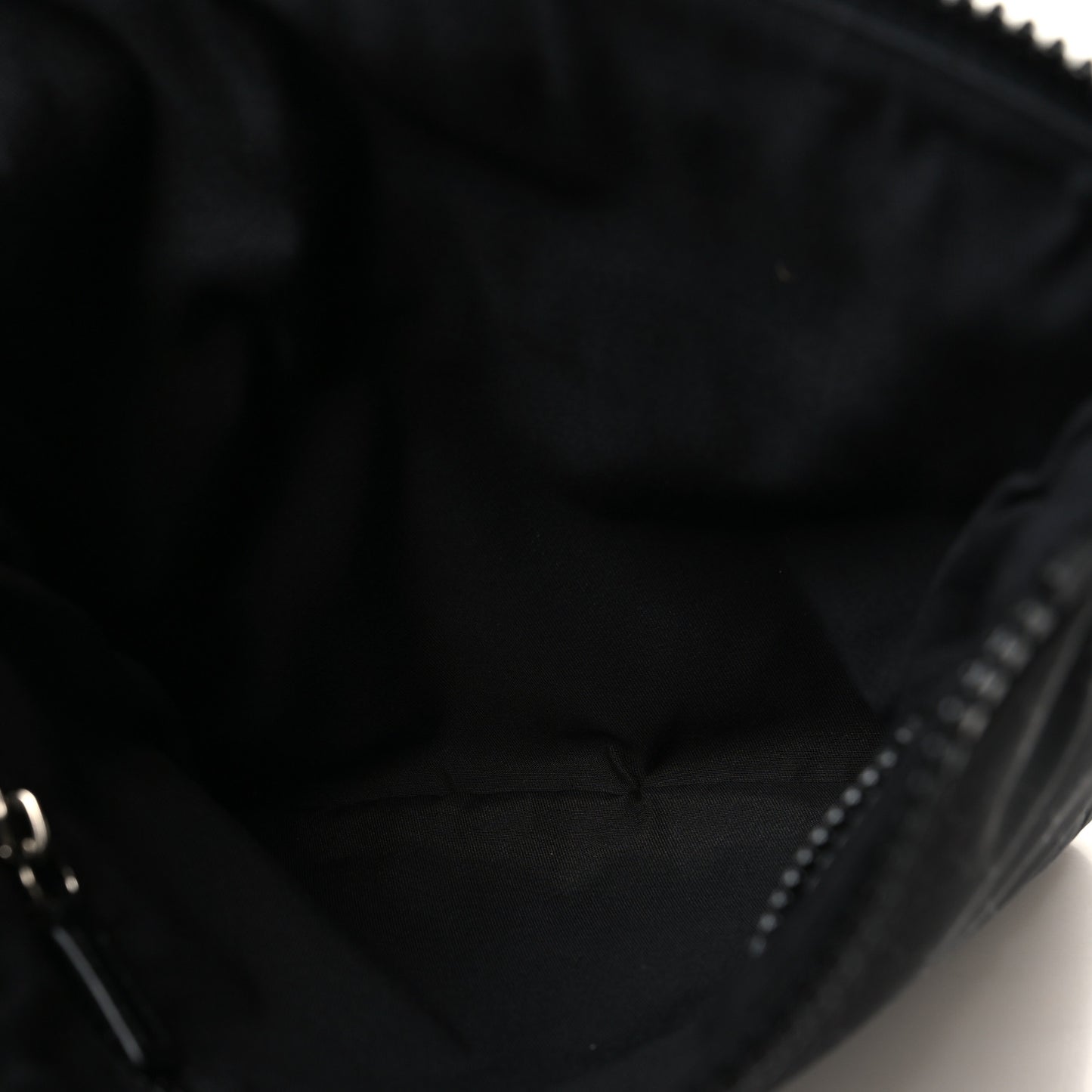 Nylon Monogram Small Flat Messenger Bag Black