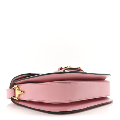 Gucci Azalea Calfskin Horsebit 1955 Shoulder Bag New Cherry Red Wild Rose 4 of 10