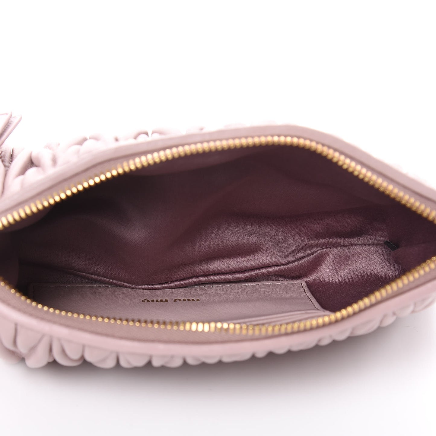 Nappa Matelasse Clutch Mughetto