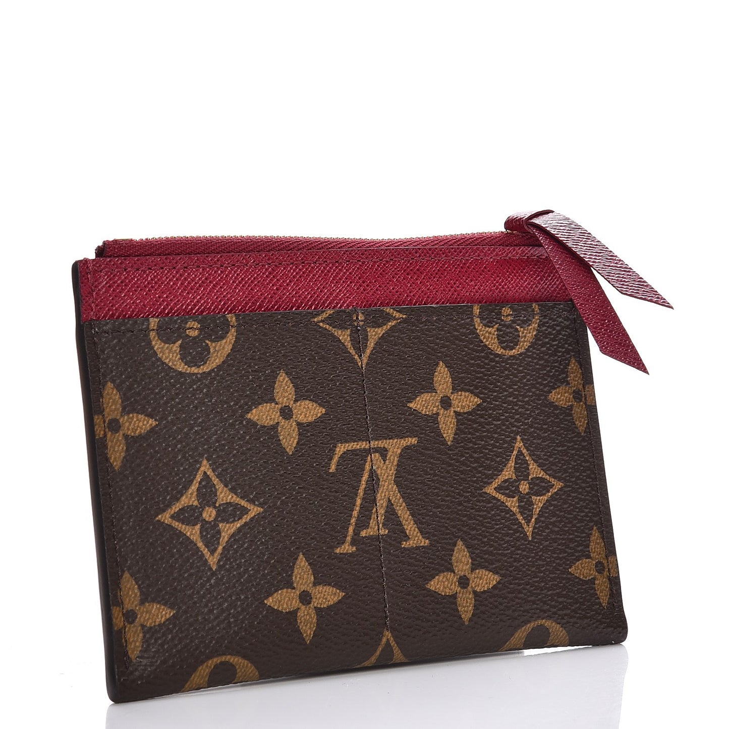 Monogram Zipped Card Holder