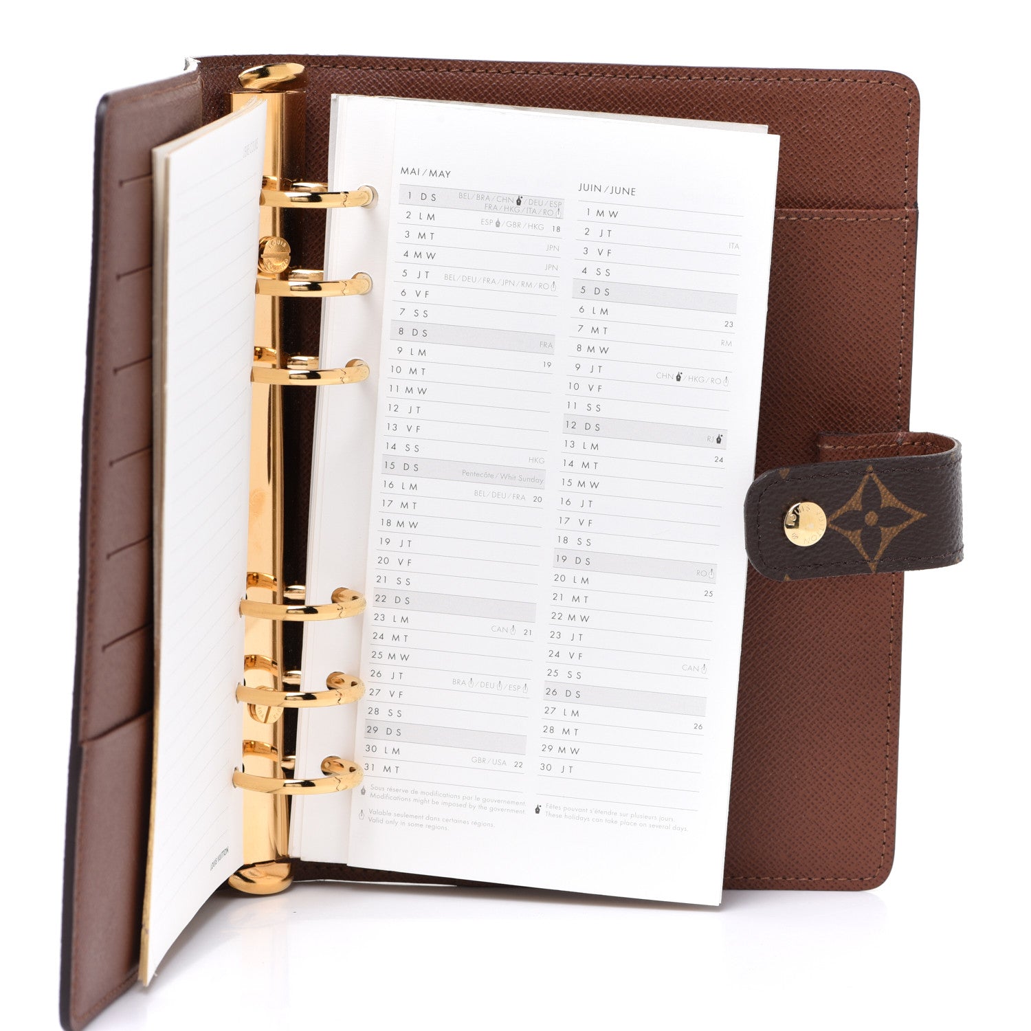 Louis Vuitton Monogram Medium Ring Agenda Cover 17 of 17