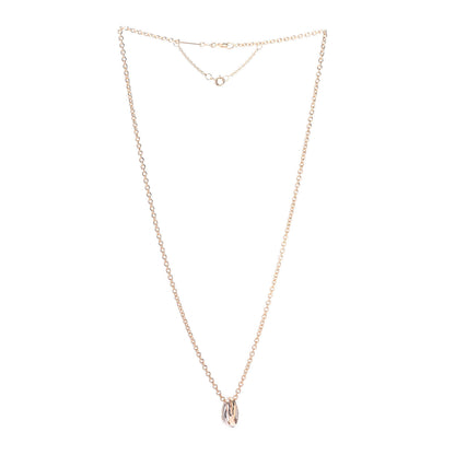 Cartier 18K Pink Yellow White Gold Trinity Pendant Necklace 3 of 4
