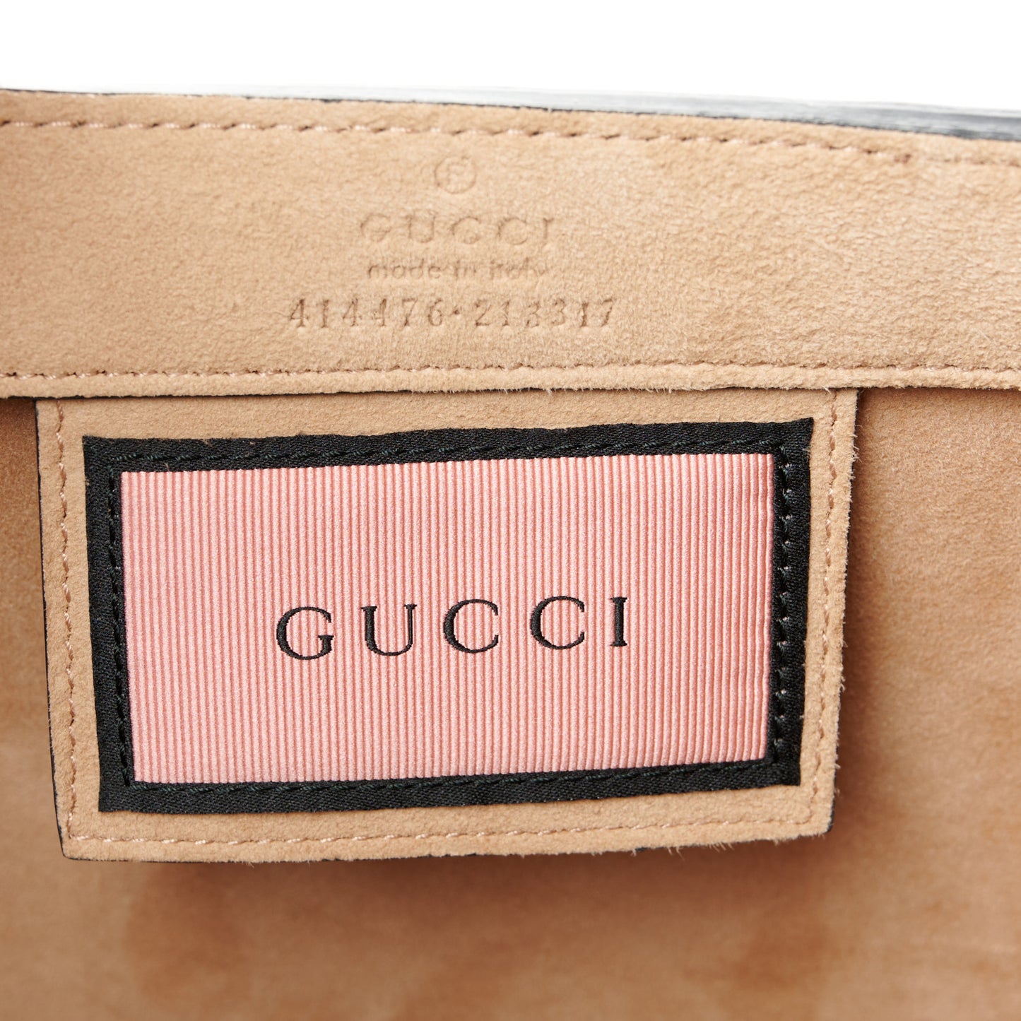 Calfskin GucciGhost Real Medium XL Tote Black Yellow