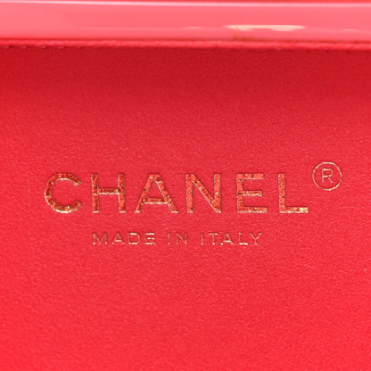 Chanel Plexiglass Lambskin Evening In The Air Mini Trolley Minaudiere Clutch Pink 6 of 11