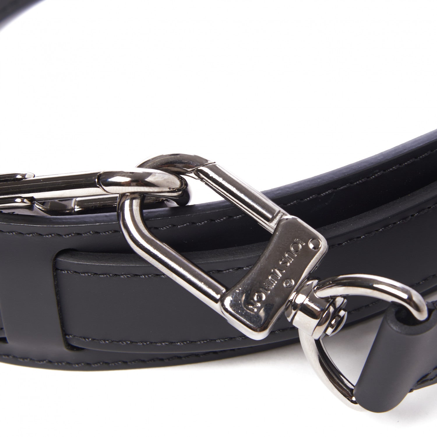 Louis Vuitton Calfskin Adjustable Keepall Bandouliere Shoulder Strap Black 5 of 5