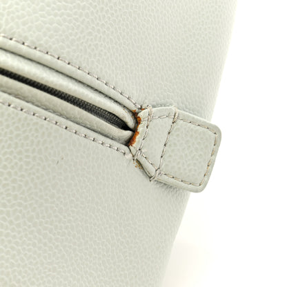 Chanel Caviar Quilted Small Bowler Grey 12 of 12