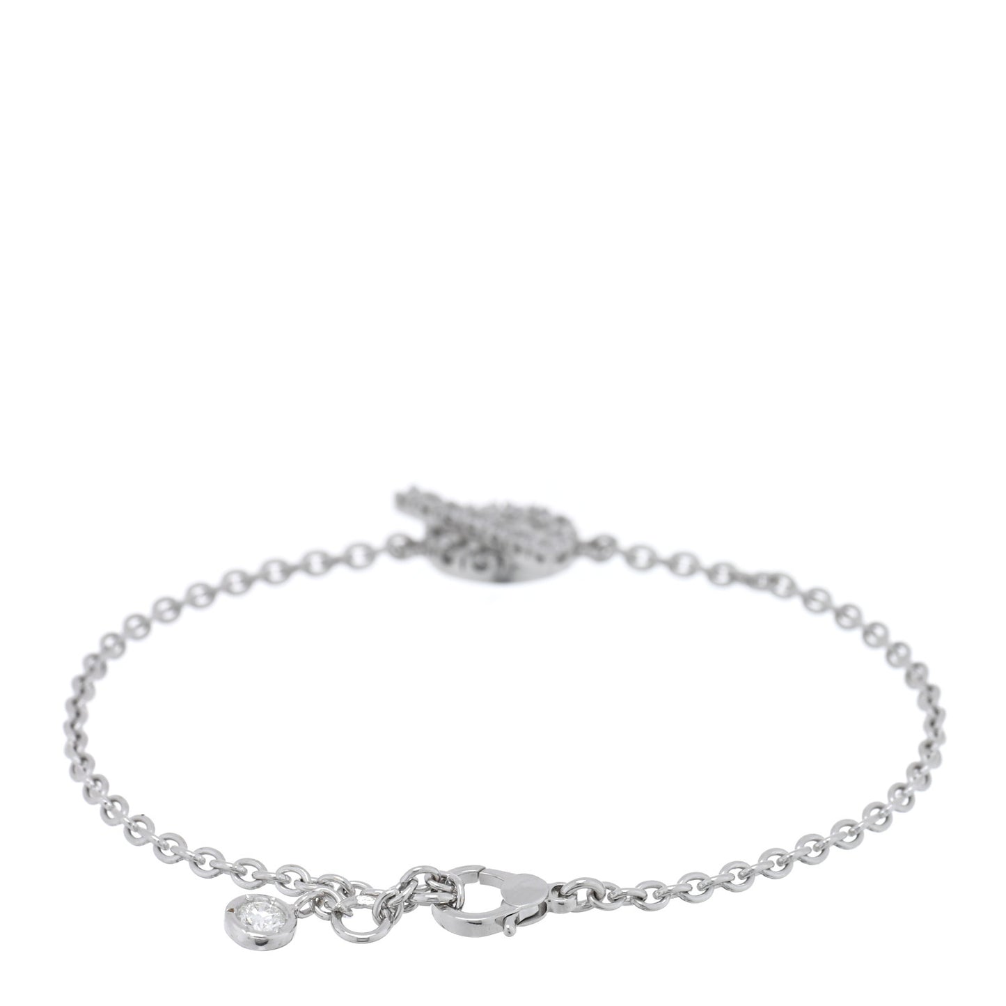 18K White Gold Diamond Finesse Bracelet ST