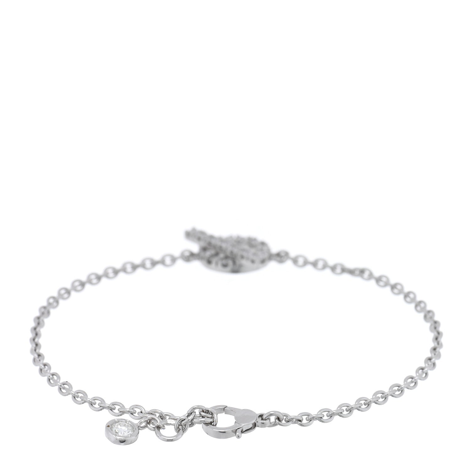 Hermes 18K White Gold Diamond Finesse Bracelet ST 2 of 4