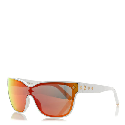 Louis Vuitton Nylon LV Shadow Square Sunglasses Z1845U White 1 of 9