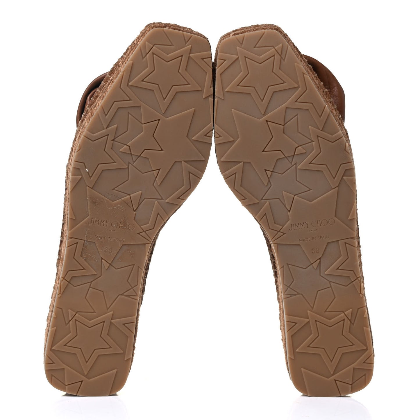 Nappa Daja 45 Espadrille Sandals 38 Cuoio