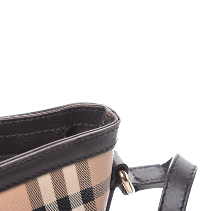 Burberry Haymarket Check Hartham Shoulder Bag Chocolate 7 of 13