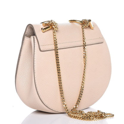 Chloe Grained Lambskin Mini Drew Shoulder Bag Abstract White 3 of 10
