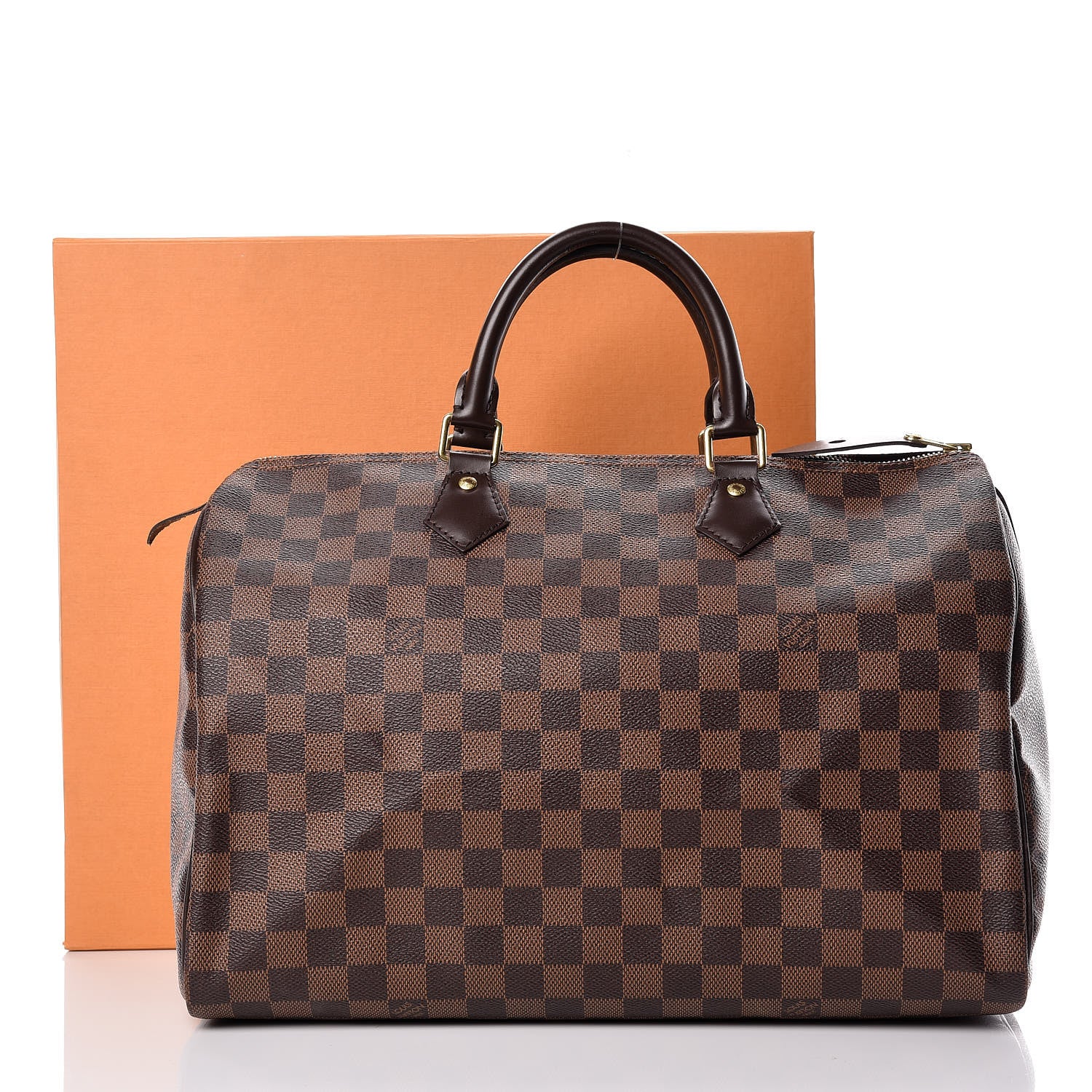 Louis Vuitton Damier Ebene Speedy 35 11 of 11