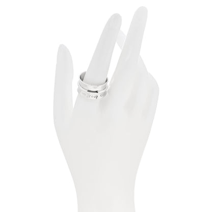 Tiffany Sterling Silver Wide 1837 Ring 58 8.5 2 of 4