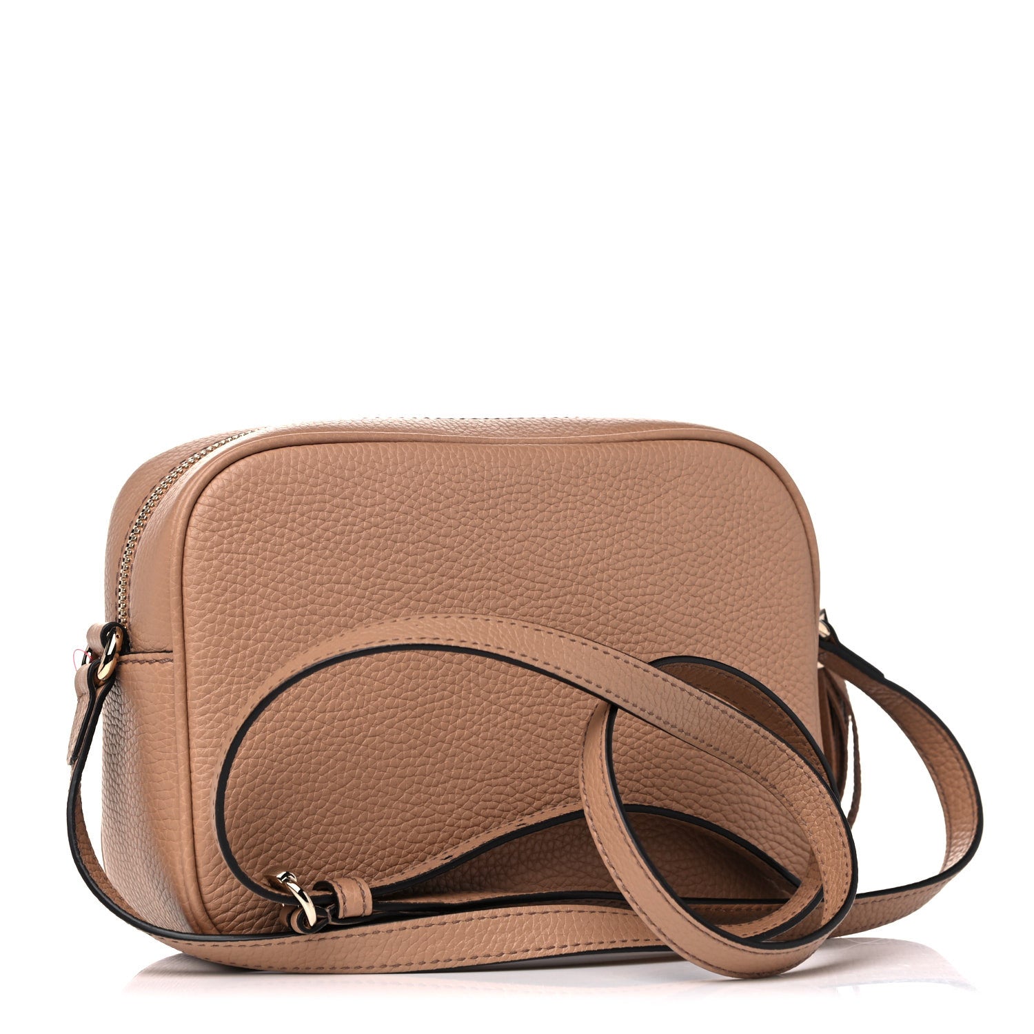 Gucci Pebbled Calfskin Small Soho Disco Bag Camelia 3 of 8