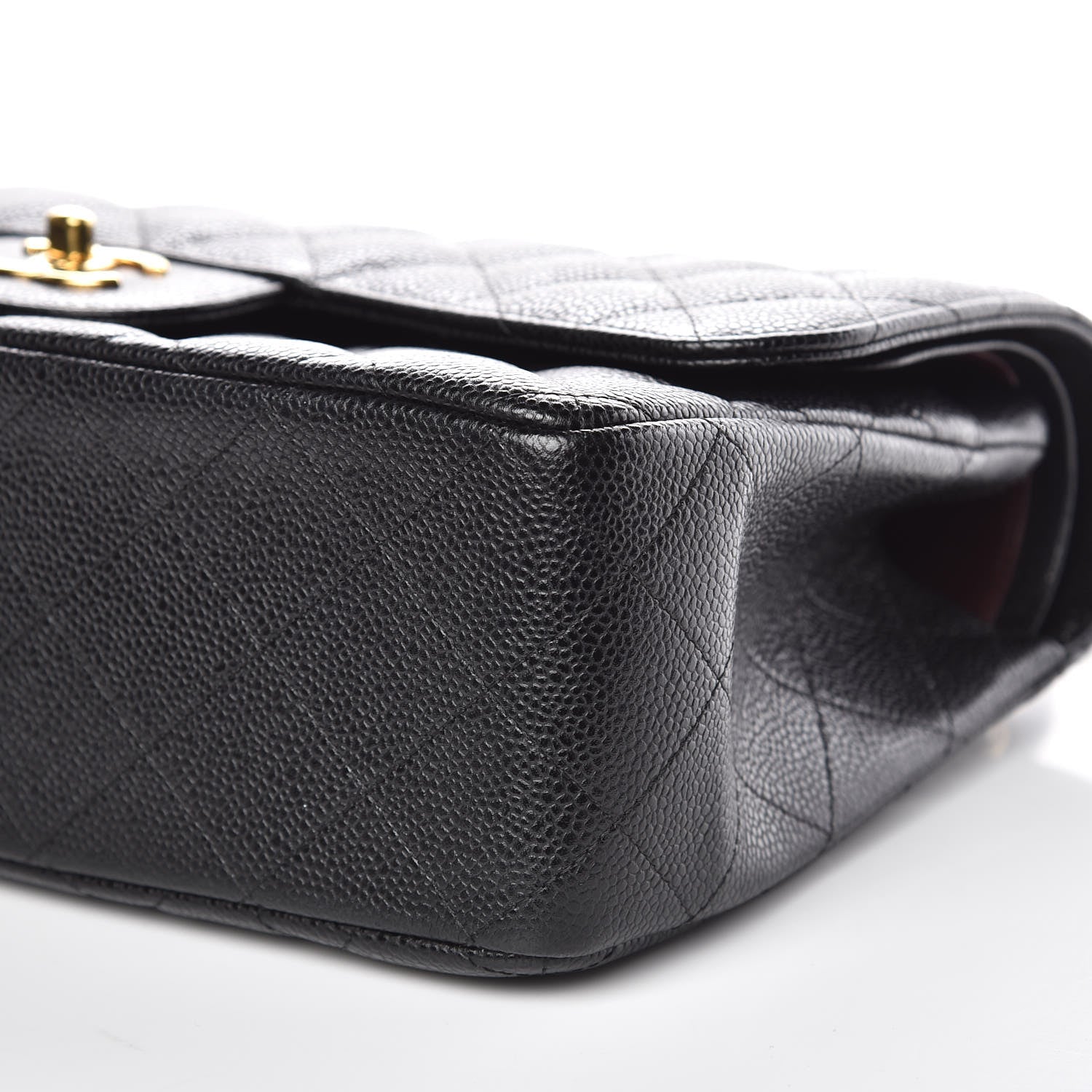 Chanel Caviar Quilted Jumbo Double Flap Black 9 of 9