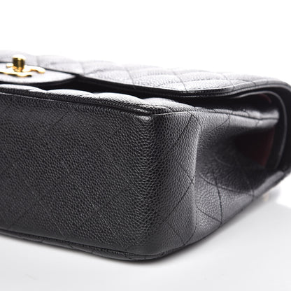 Chanel Caviar Quilted Jumbo Double Flap Black 9 of 9