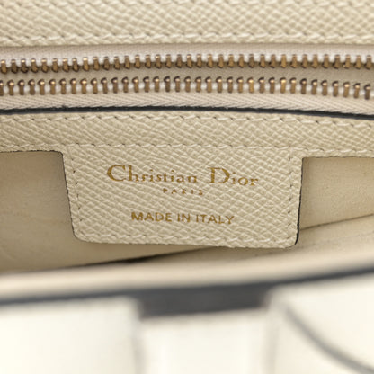 Christian Dior Grained Calfskin Saddle Bag White 6 of 11