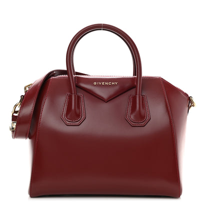 Givenchy Shiny Lord Calfskin Small Antigona Burgundy 1 of 9