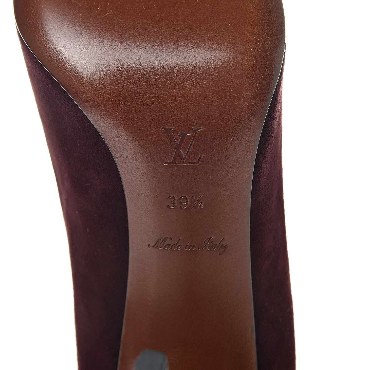 Louis Vuitton Suede First Lady Pumps 39.5 Amarante 7 of 8
