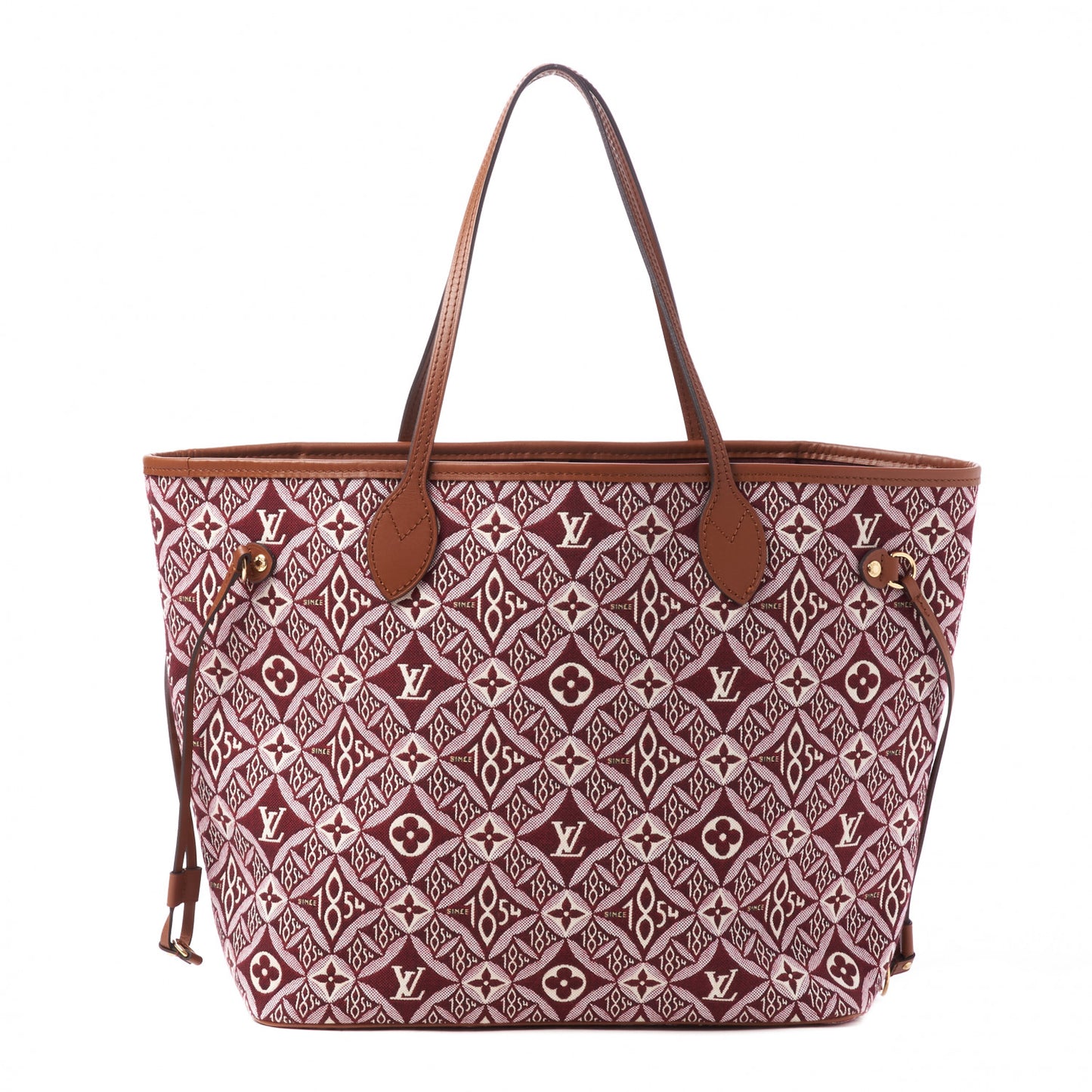 Jacquard Since 1854 Neverfull MM Bordeaux