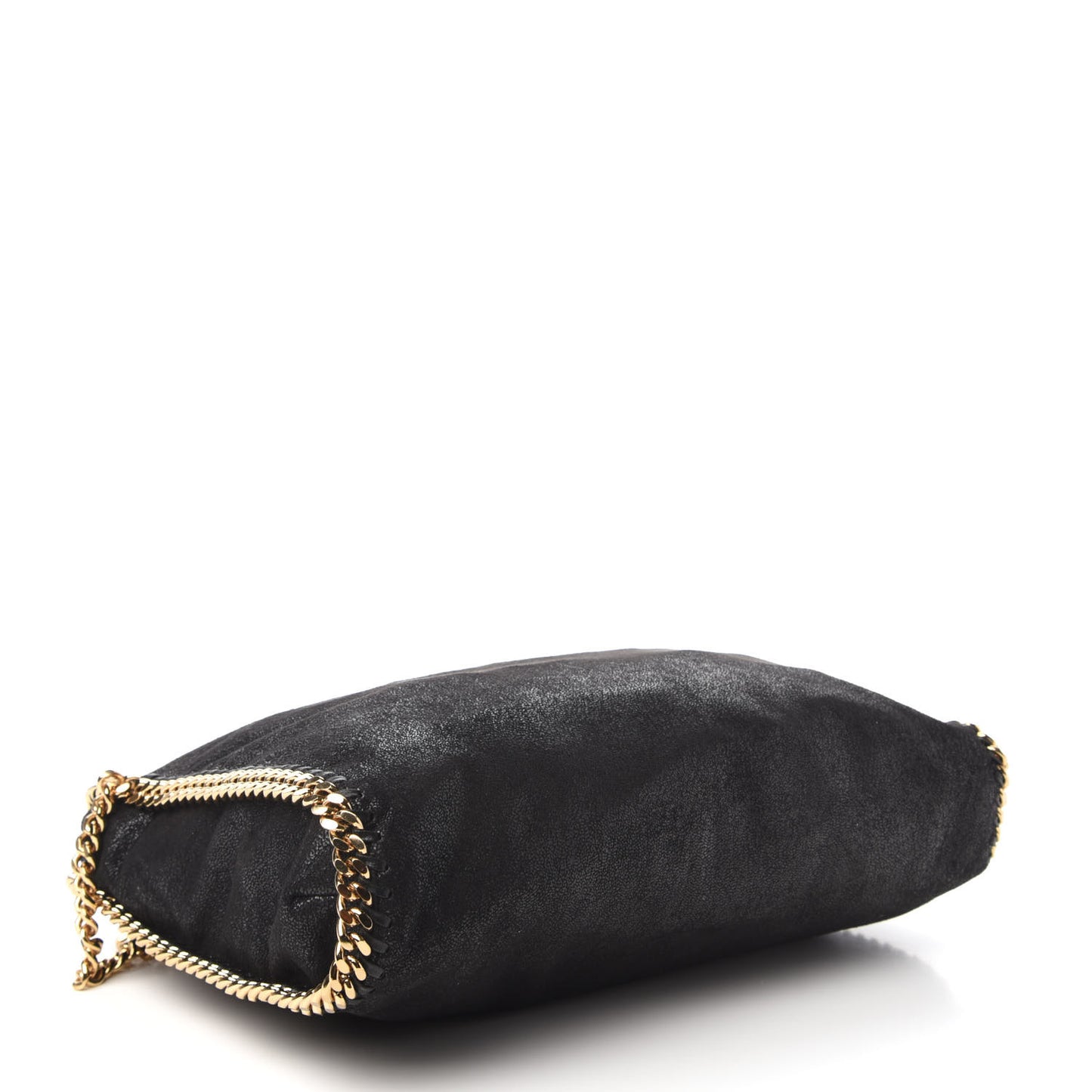 Shaggy Deer Falabella Fold Over Tote Black