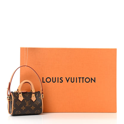 Louis Vuitton Monogram Micro Speedy Bag Charm 7 of 7