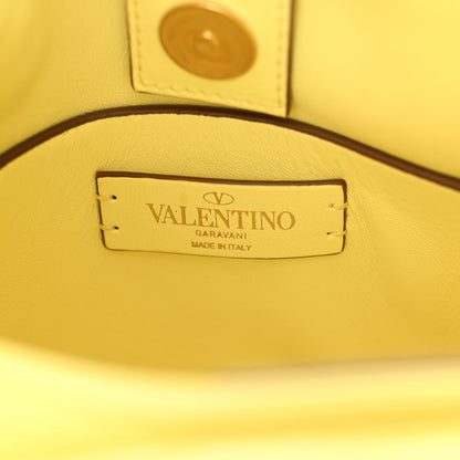 Valentino Garavani Nappa Small Roman Stud The Handle Bag Lime Sorbet 7 of 11
