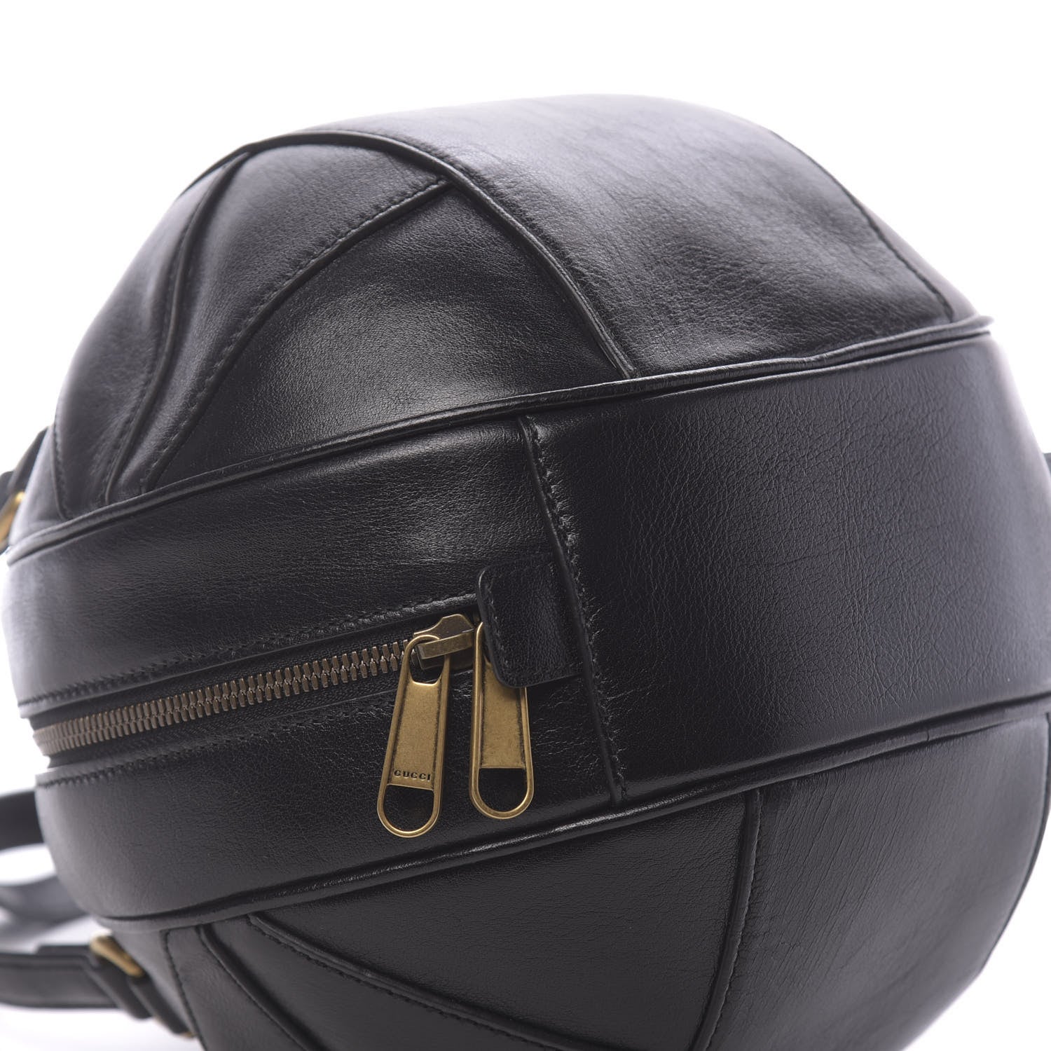 Gucci Piuma Lux Energy Tifosa Basketball Shaped Shoulder Bag Black 9 of 10