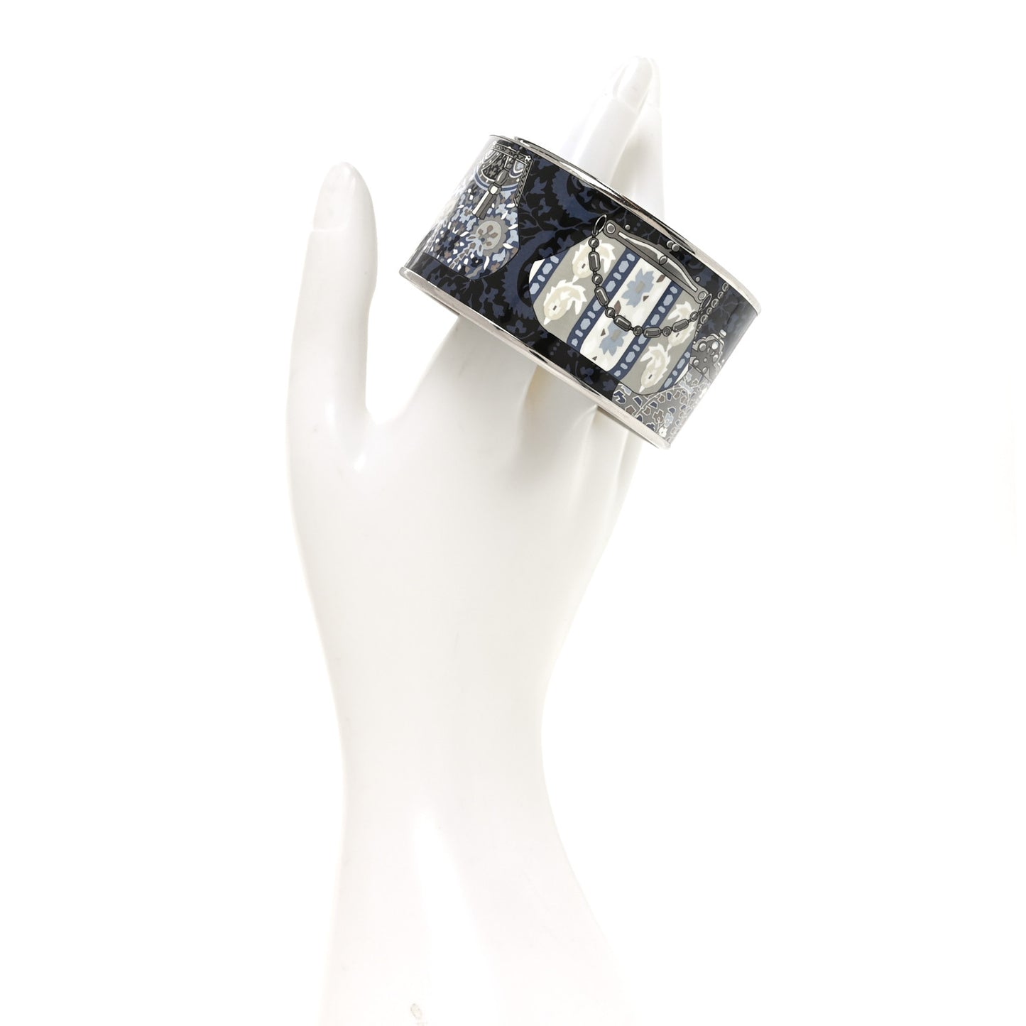 Enamel Printed Cachemire de Tamara Extra Wide Bracelet 70