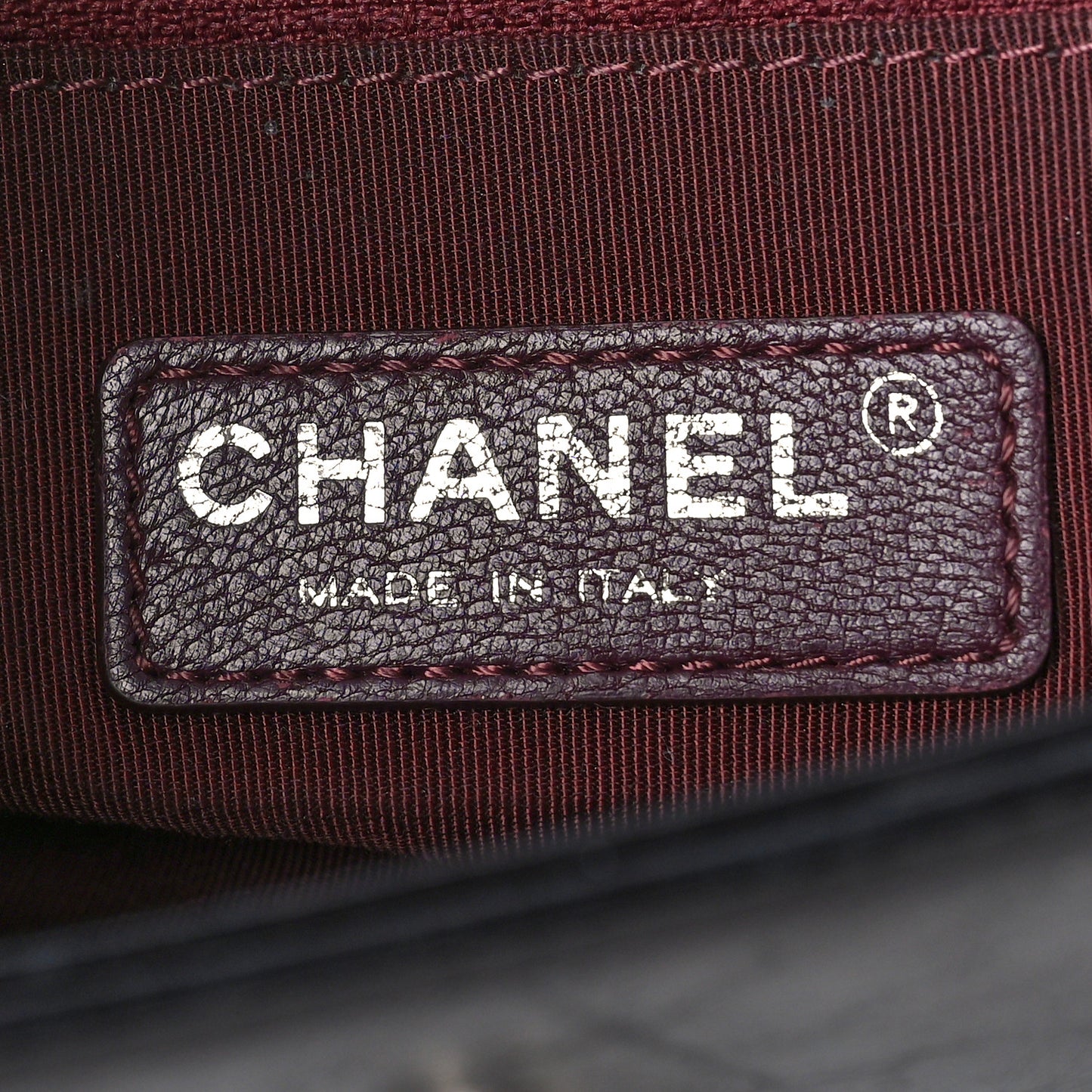 Glazed Calfskin Quilted Small Coco Boy Flap Black