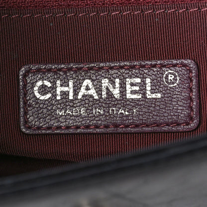 Chanel Glazed Calfskin Quilted Small Coco Boy Flap Black 6 of 9