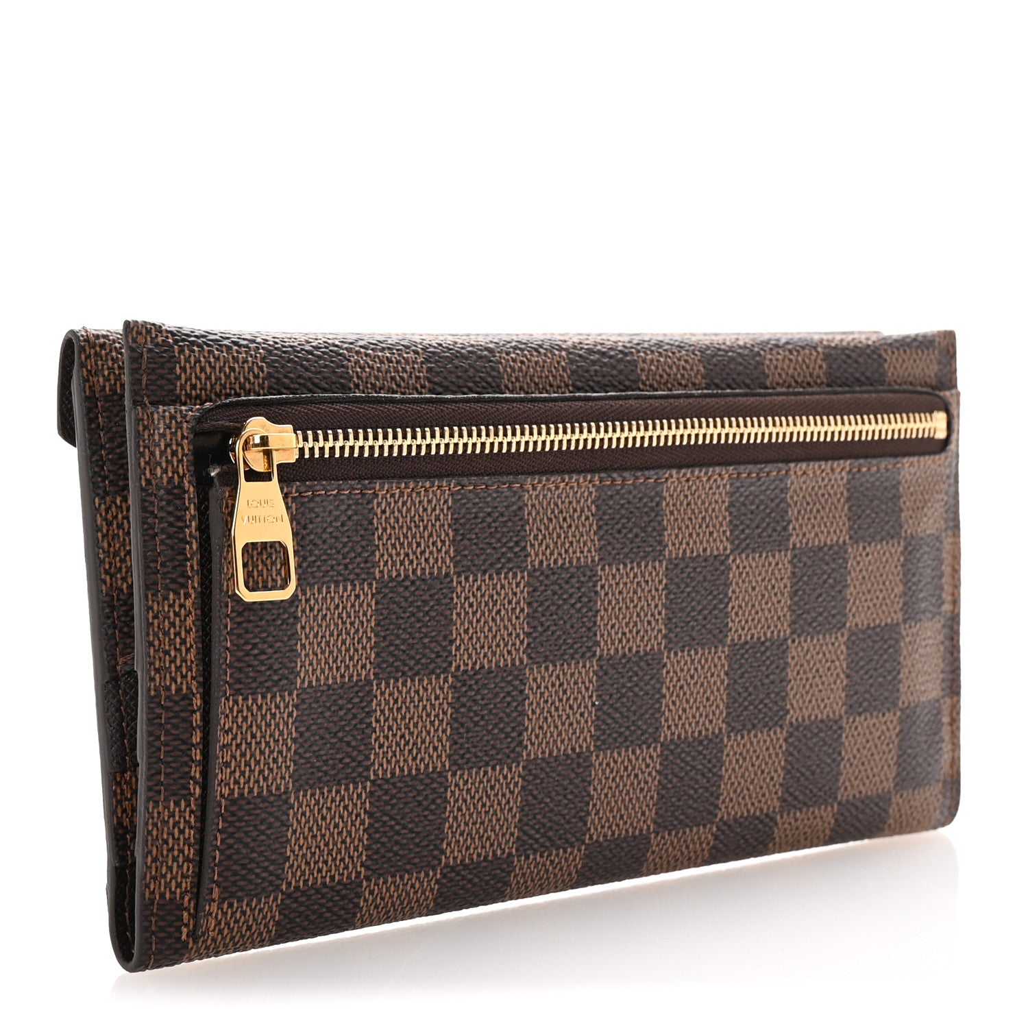 Louis Vuitton Damier Ebene Long Origami Wallet 3 of 6