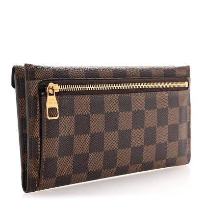 Louis Vuitton Damier Ebene Long Origami Wallet 3 of 6