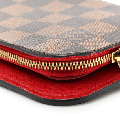 Louis Vuitton Damier Ebene Insolite Wallet Red 11 of 21