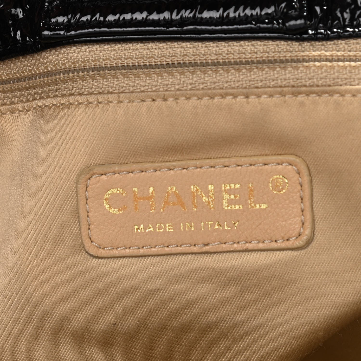 Chanel Vinyl XXL Rock and Chain Flap Black 6 of 11